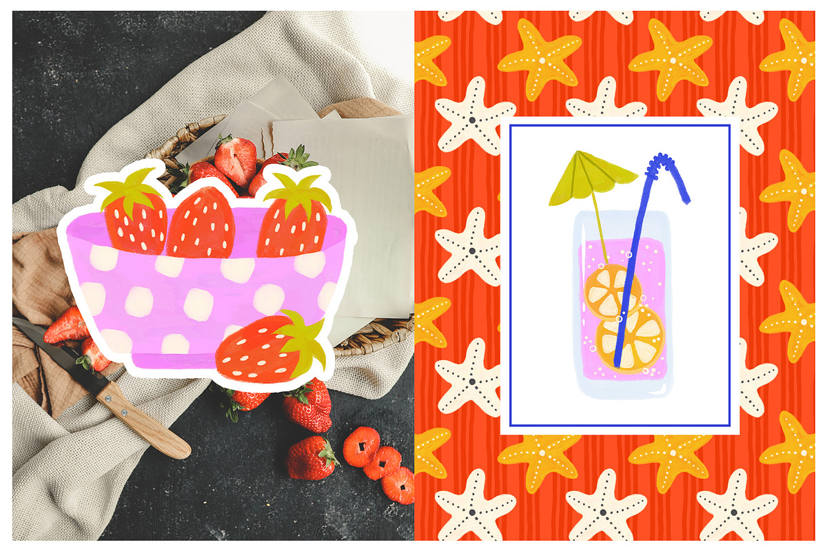 Summer Weekend Collection, a Seasonal Illustration by GVGraphics (Photo 7 of 18)