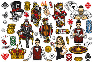 Gambling illustrations