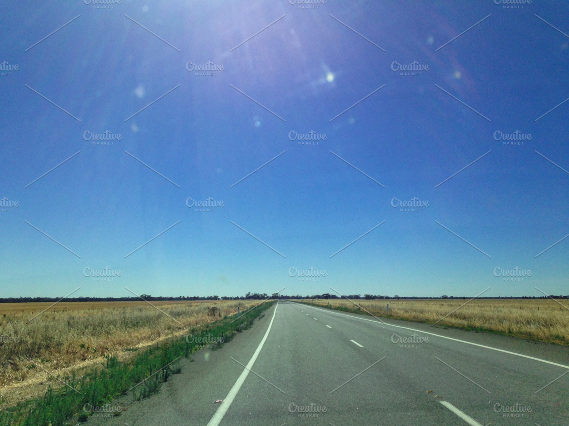 Vintage Journey Into The Horizon Stock Photo Containing Vintage And Hipster