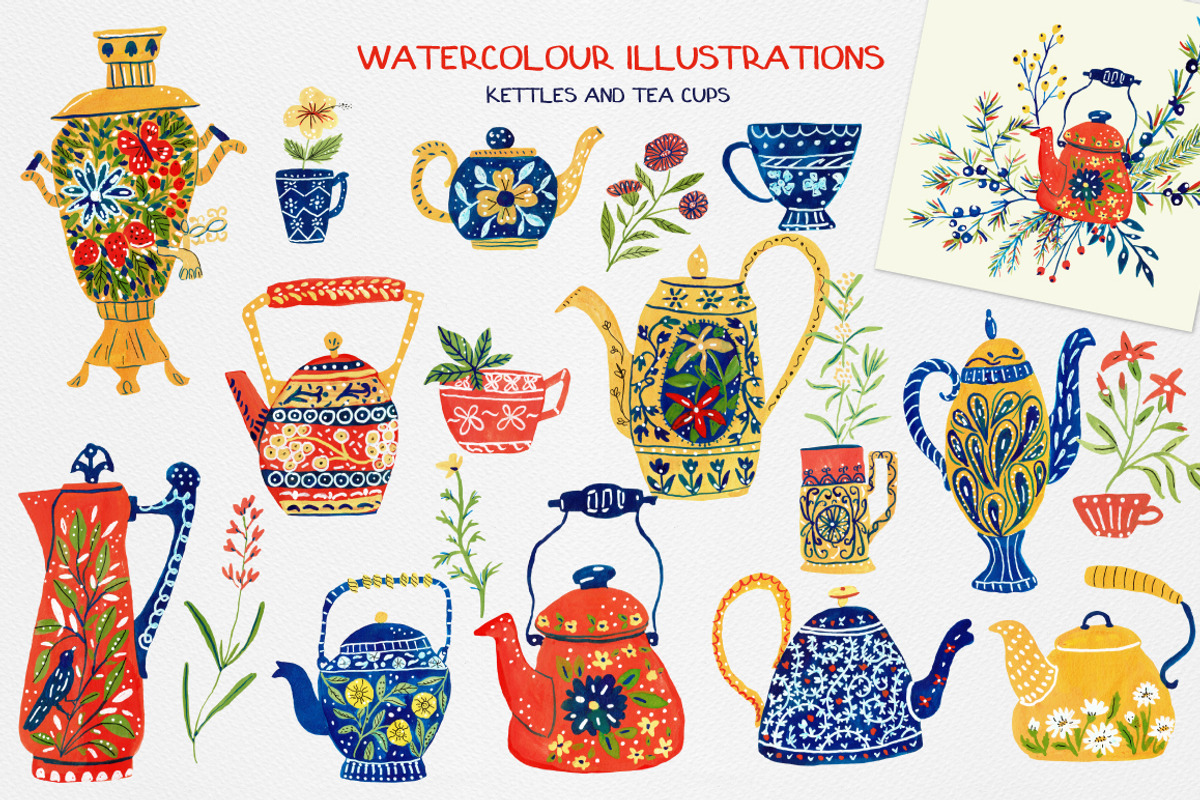 Watercolour Winter Rainbow, an Illustration by Anna Ivanir (Photo 5 of 9)