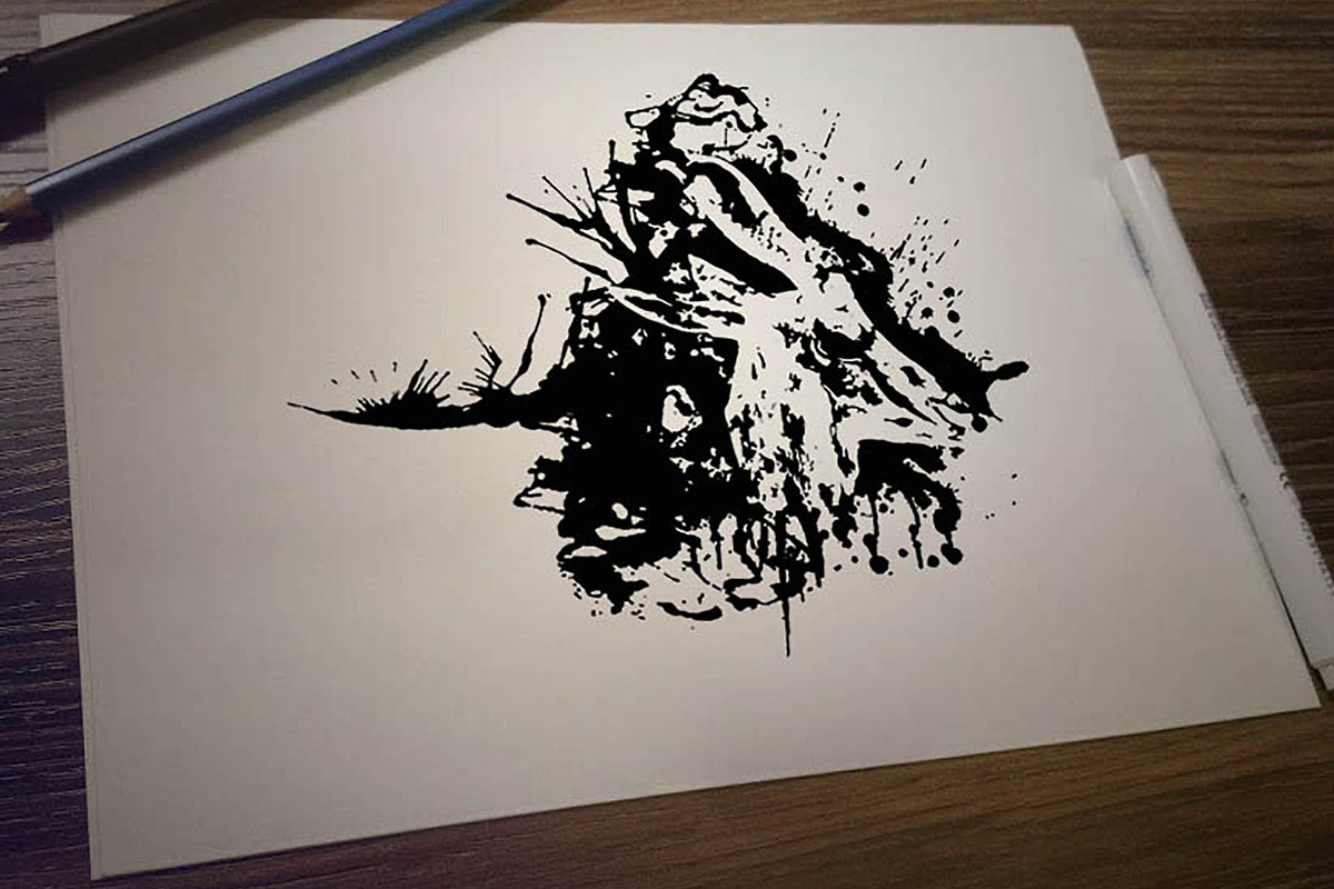 Wild life Ink - Watercolor Spill, an Animal Illustration by Natsuhisui (Photo 5 of 13)