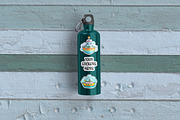 Stainless Steel Water Bottle Mockup, an Advertising Mockup by Rami's Mockups (Thumbnail 9 of 9)
