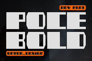 Poce Bold Font, a Sans Serif Font by albert_kalingga