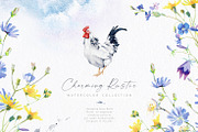 Charming Rustic Watercolors, an Animal Illustration by Eva Katerina (Thumbnail 1 of 15)