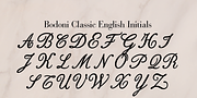 Bodoni Classic Initials, a Script Font by Wiescher-Design (Thumbnail 5 of 6)