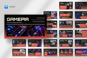 Gaming eSports Keynote Template, a Presentation Template by fluffstudio