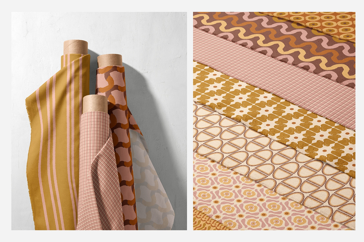 Earthy Boho Retro Pattern Collection, a Pattern Graphic by Enia Grace (Photo 3 of 11)