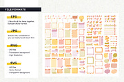 Stationery Set For Digital Planners, a Decorative Illustration by insemar (Thumbnail 6 of 7)