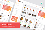 WarFeast Food Order Admin Dashboard, a Websites & App Template by SquidPixey (Thumbnail 1 of 5)