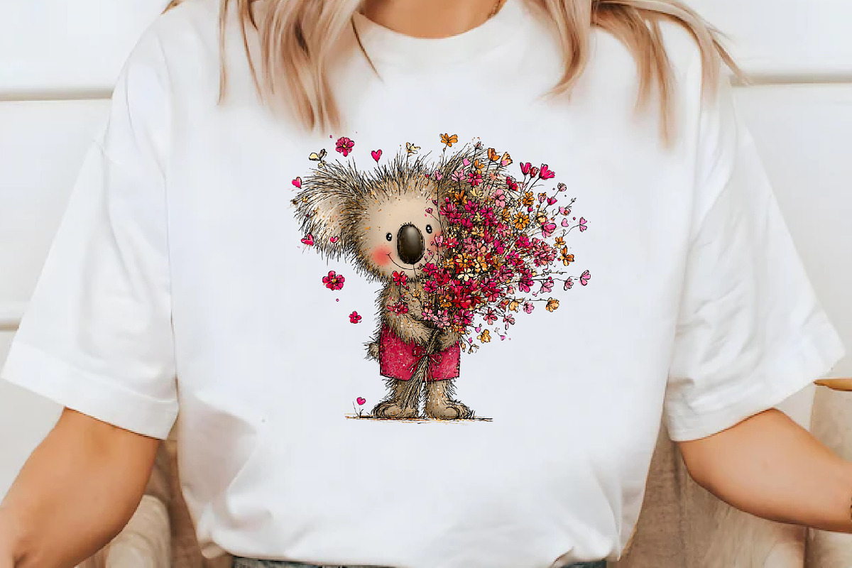 Whimsical spring koala Clipart, an Illustration by Designworld (Photo 5 of 7)