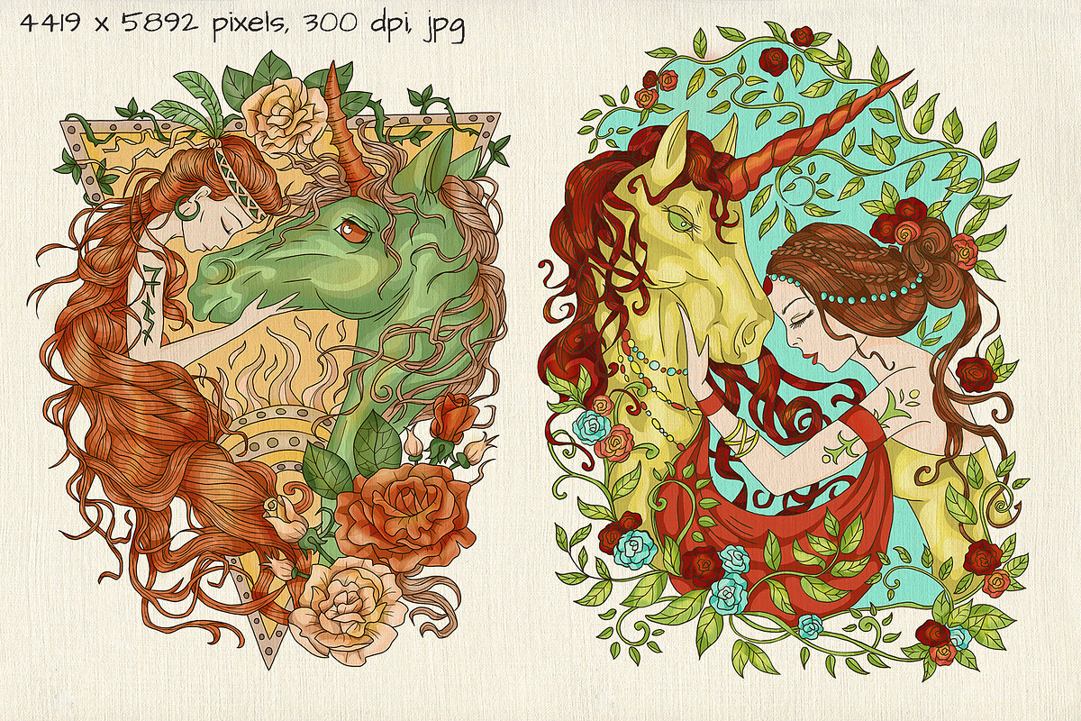 Magic Unicorns, part II, an Animal Illustration by Samiramay (Photo 5 of 5)
