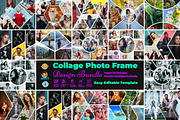 Collage Photo Frame Design Bundle, a Print Template by MRI STUDIO (Thumbnail 1 of 42)