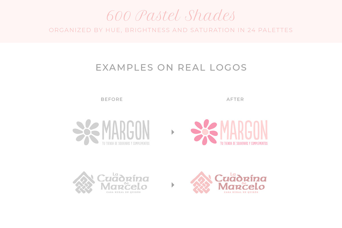 600 pastel shades color swatches, a Palette Add-On by ToonPlanet Vector Assets (Photo 7 of 8)