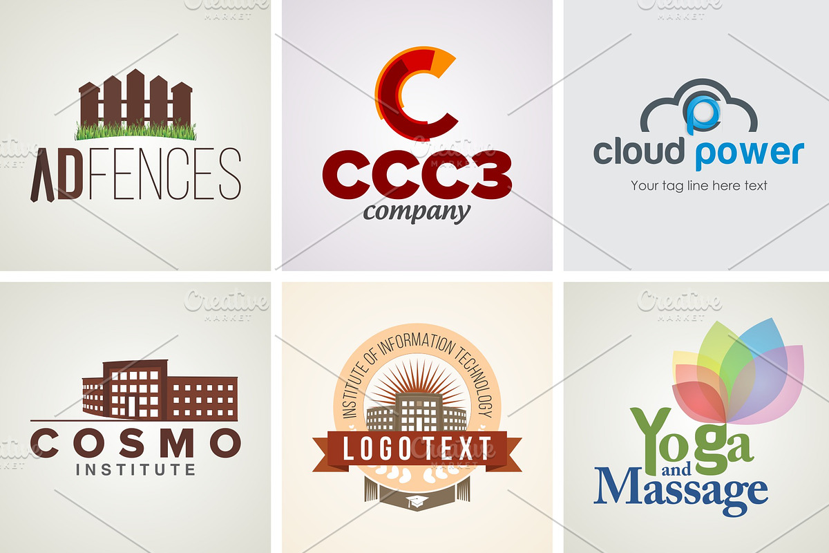 Professional Logo Symbols Design Set