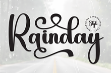 Rainday | Script Font