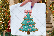 Coquette Crochet Yarn Christmas Tree, an Illustration by Craft Nest (Thumbnail 1 of 6)
