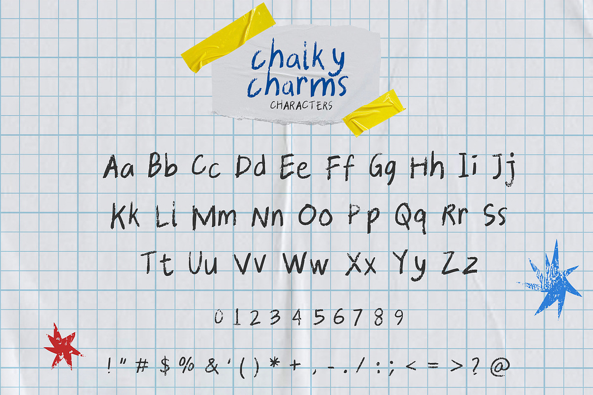 Chalky Charms Handwritten Font, a Handwritten Font by Perplexitics (Photo 7 of 7)