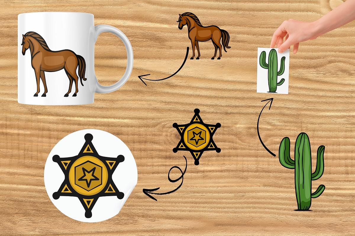 Wild West Adventure, a Pattern Graphic by Elatedowl (Photo 6 of 13)