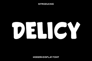 Delicy - Playful Modern Font, a Sans Serif Font by Luna Shop