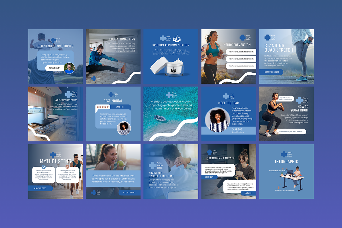 Physiotherapy Social Media, a Social Media Template by Sincerely Media (Photo 8 of 9)