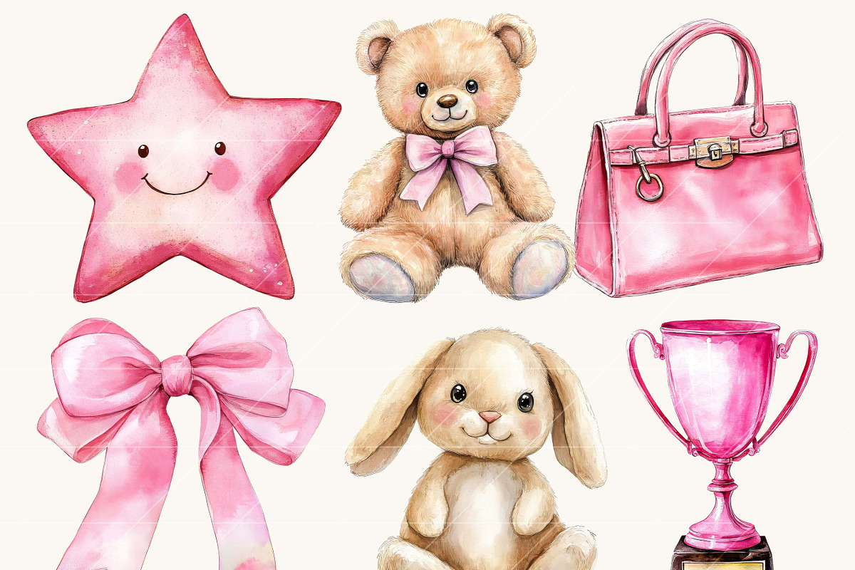 Watercolor Cute Gymnastic Clipart, a Person Illustration by SparkyDesignsUS (Photo 3 of 9)