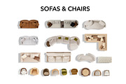 Floor Plan Asset Pack – 100 Elements, an Object Graphic by SketchBoyko (Thumbnail 4 of 6)