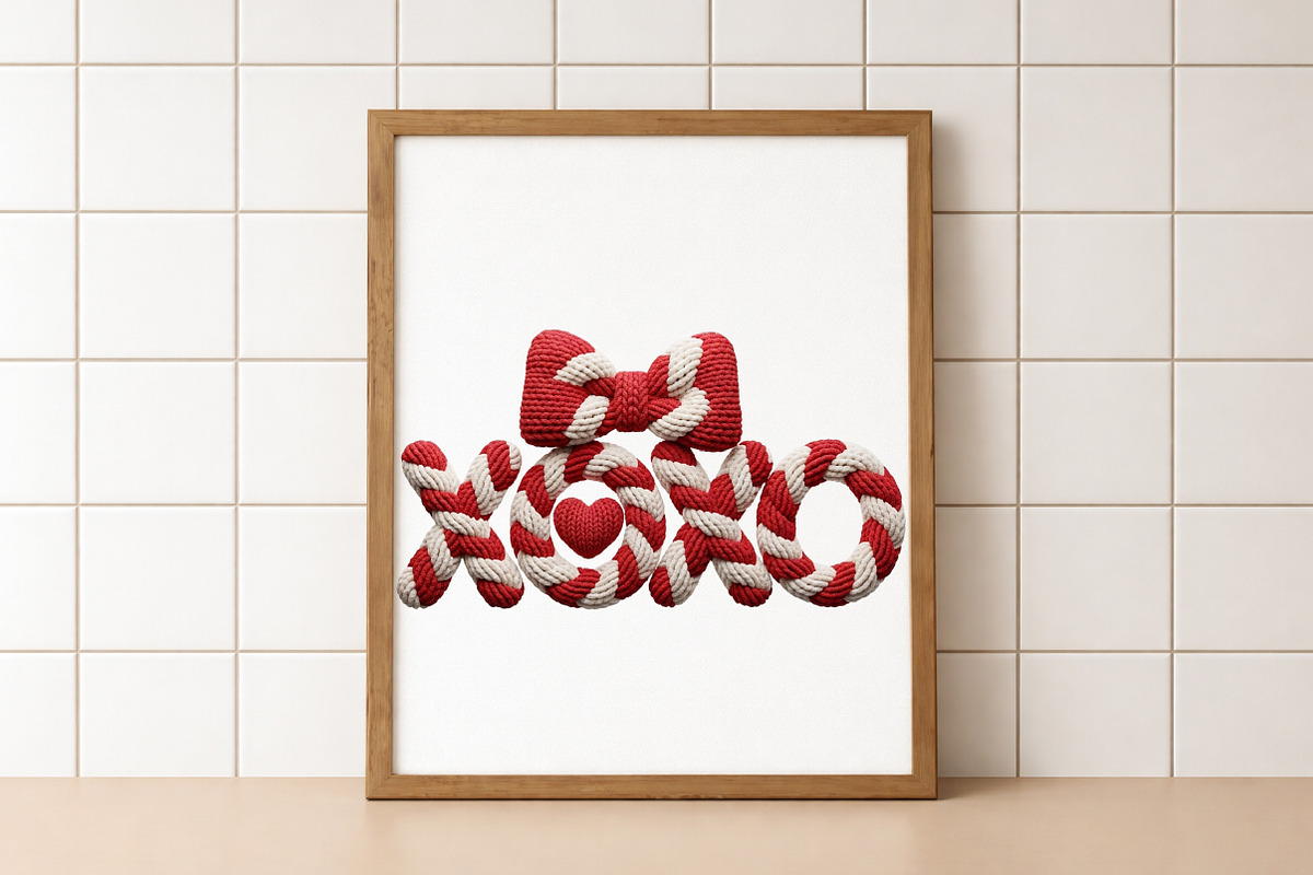 Valentine XOXO PNG, an Illustration by DreamArtGraphic (Photo 4 of 4)