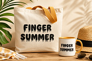 Finger Summer - Display font, a Sans Serif Font by Limited.studio (Thumbnail 2 of 6)