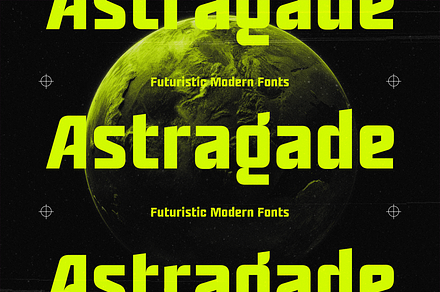 Astragade - Futuristic Modern Fonts, a Sans Serif Font by Konstantine Studio