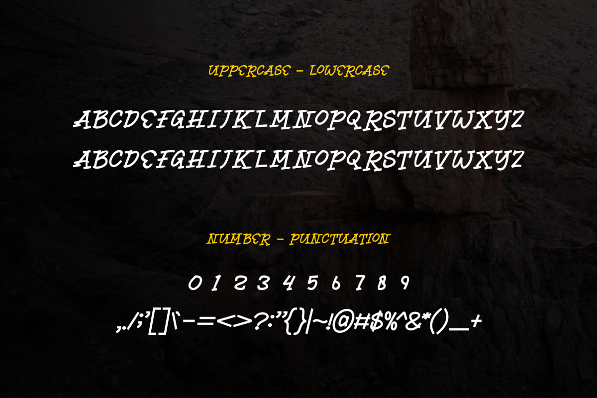 Biergen - Font, a Handwritten Font by artchiles_design (Photo 4 of 5)