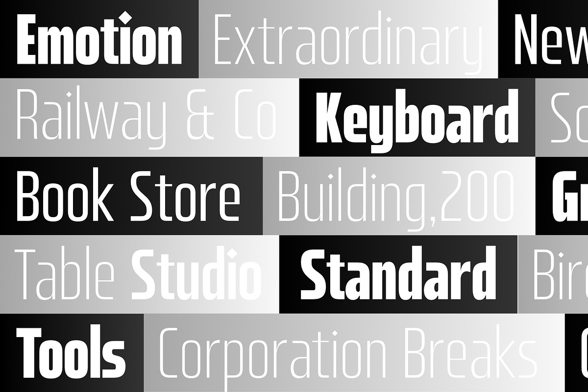 Qiblat Sans Modern Vintage Logo Font, a Sans Serif Font by Andika Fez (Photo 10 of 10)