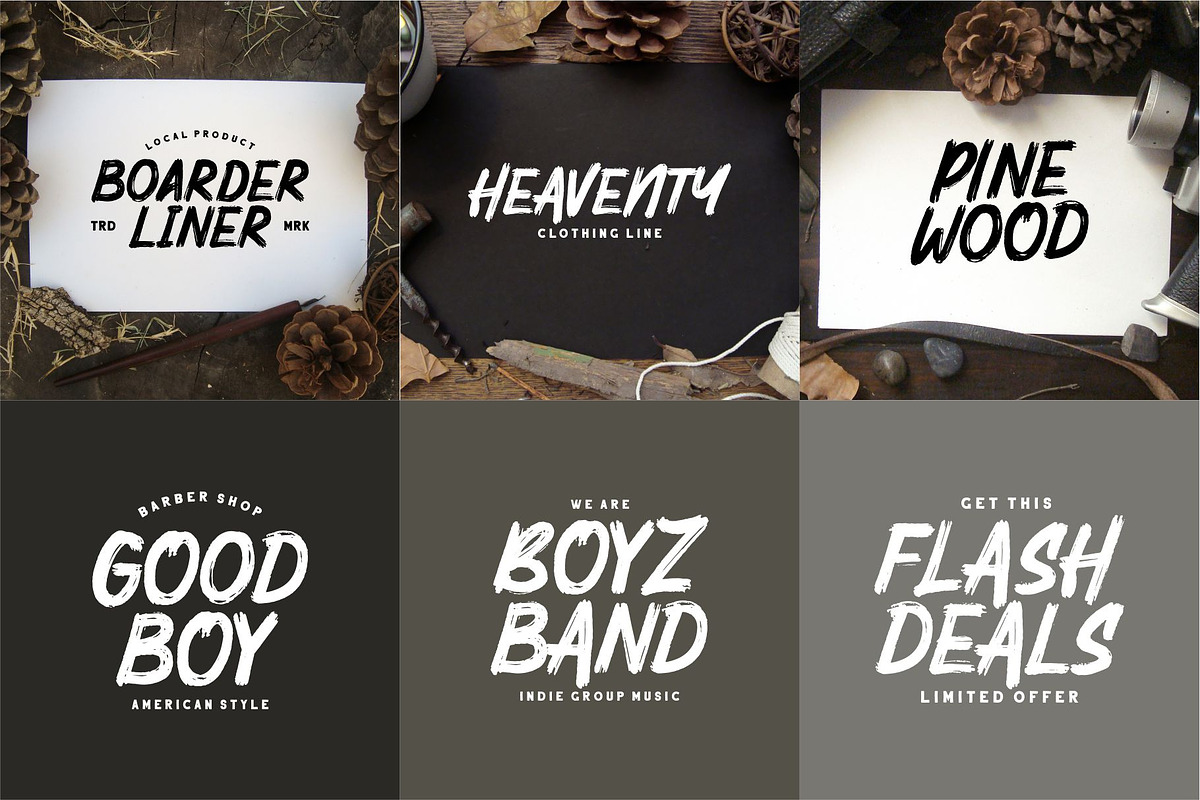 MIGHTY BRUSH Fonts, a Font by Garisman Std (Photo 3 of 10)