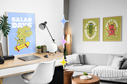 Suspicious Veggies - vector stickers, a Decorative Illustration by marmarina (Thumbnail 4 of 11)