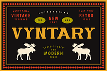 Vyntary - Vintage Slab Font