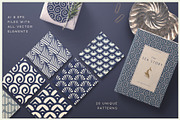 Sea Story Patterns, a Pattern Graphic by Michael Rayback Design (Thumbnail 2 of 8)