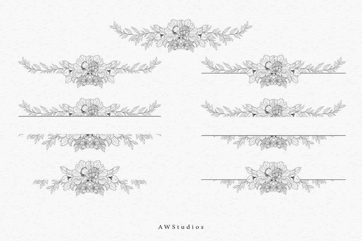 Wildflower Banner SVG, PNG, a Decorative Illustration by AW Studios (Photo 9 of 13)