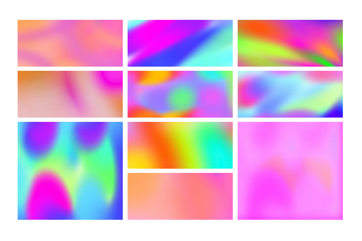 Vivid & colorful gradients 001, a Texture Graphic by Nubikini Studio & Co. (Photo 6 of 10)