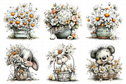 Spring Flower Basket Clipart, an Illustration by Daily.Designs (Thumbnail 7 of 8)