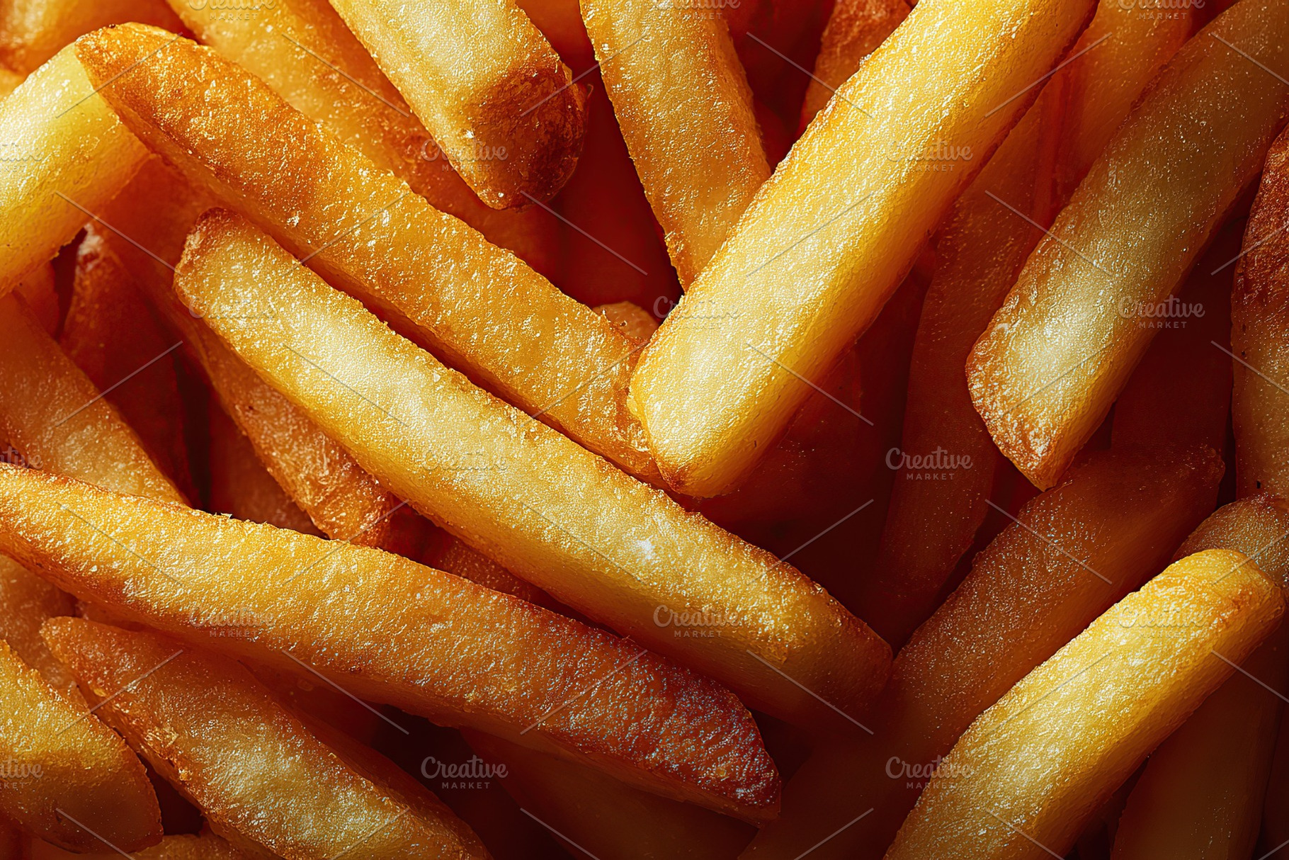 Crispy golden french fries served in a casual dining environment, a Food & Drink Photo by AlyaAnd