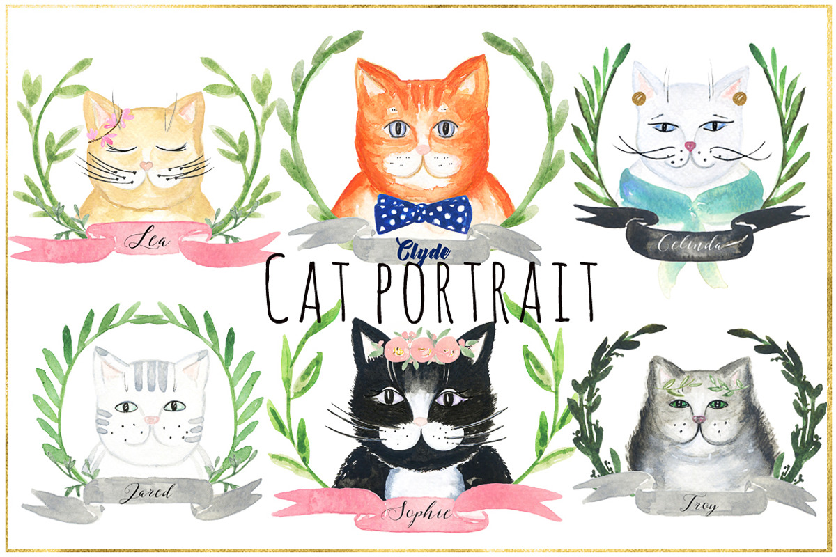Cat portrait creator. Watercolors., a Person Illustration by LABFcreations (Photo 1 of 6)