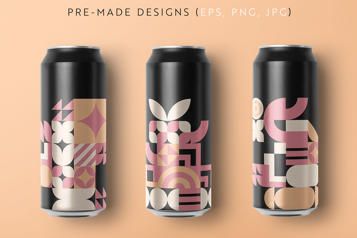 Pastel Geometry Pattern DIY, an Object Graphic by Kandella's Art (Photo 8 of 12)