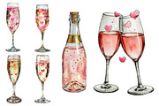 Valentine Champagne clipart, an Illustration by Designworld (Thumbnail 2 of 3)