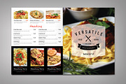 Modern Restaurant Menu (Versatile), a Brochure Template by Nathan Knight Design (Thumbnail 2 of 4)