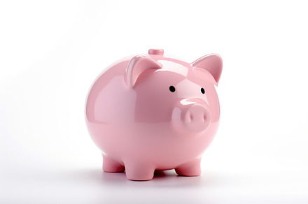 Piggybank isolated on white background, a Business Photo by AlyaAnd