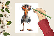 Cheeky Grumpy Animals Clipart, an Animal Illustration by RobertsArt (Thumbnail 7 of 7)