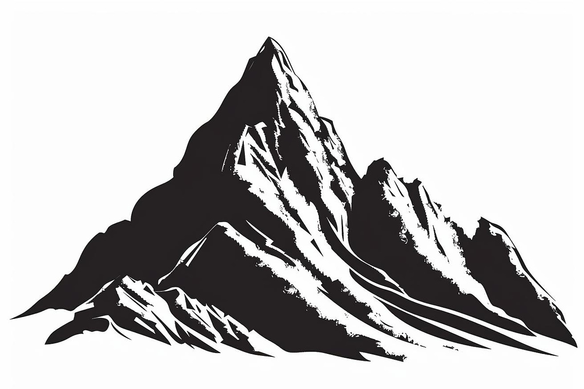 Mountain Tree Silhouette Bundle, a Graphic by balal (Photo 8 of 11)