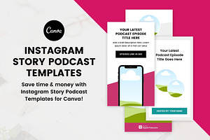 Instagram Story Podcast Templates