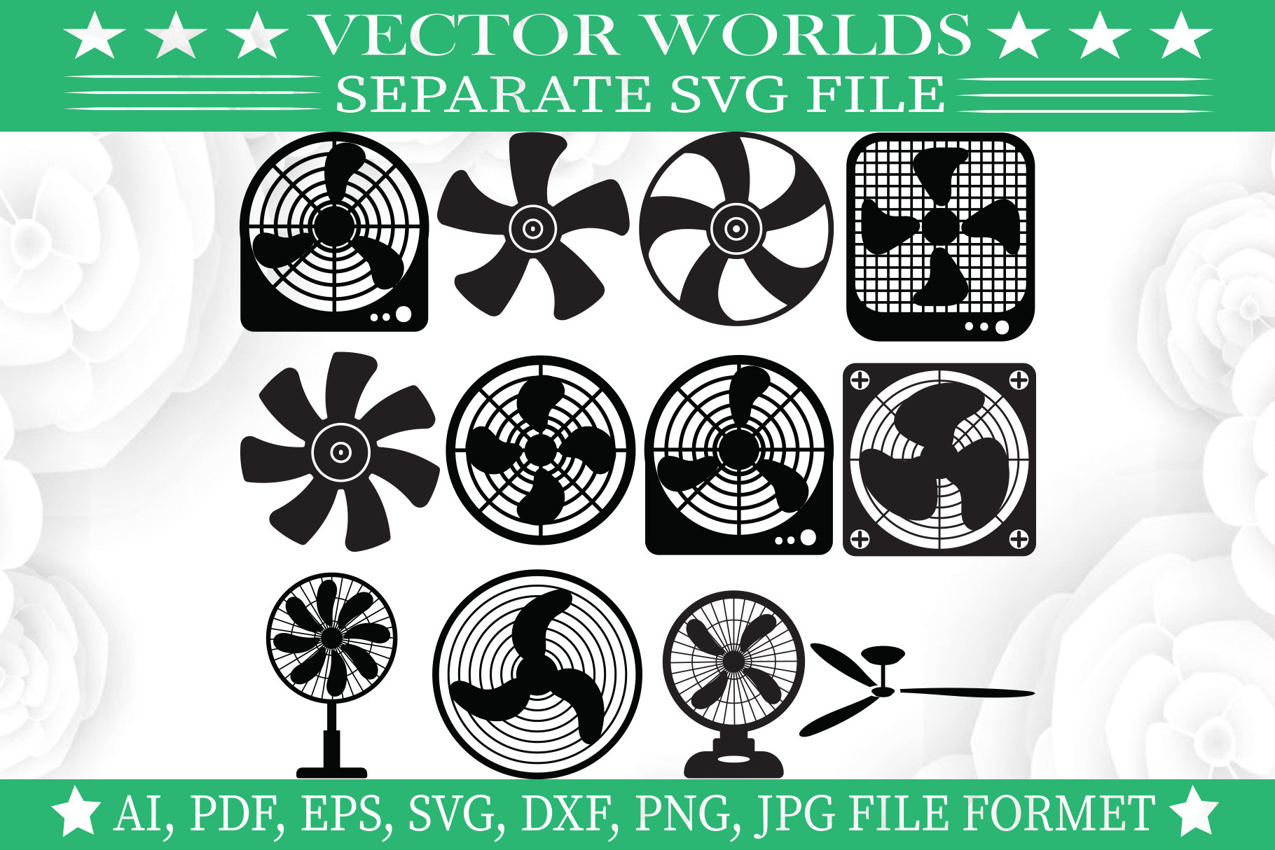 Industrial Fan Svg, Fans, Fan Svg, an Object Graphic by VectorWorlds