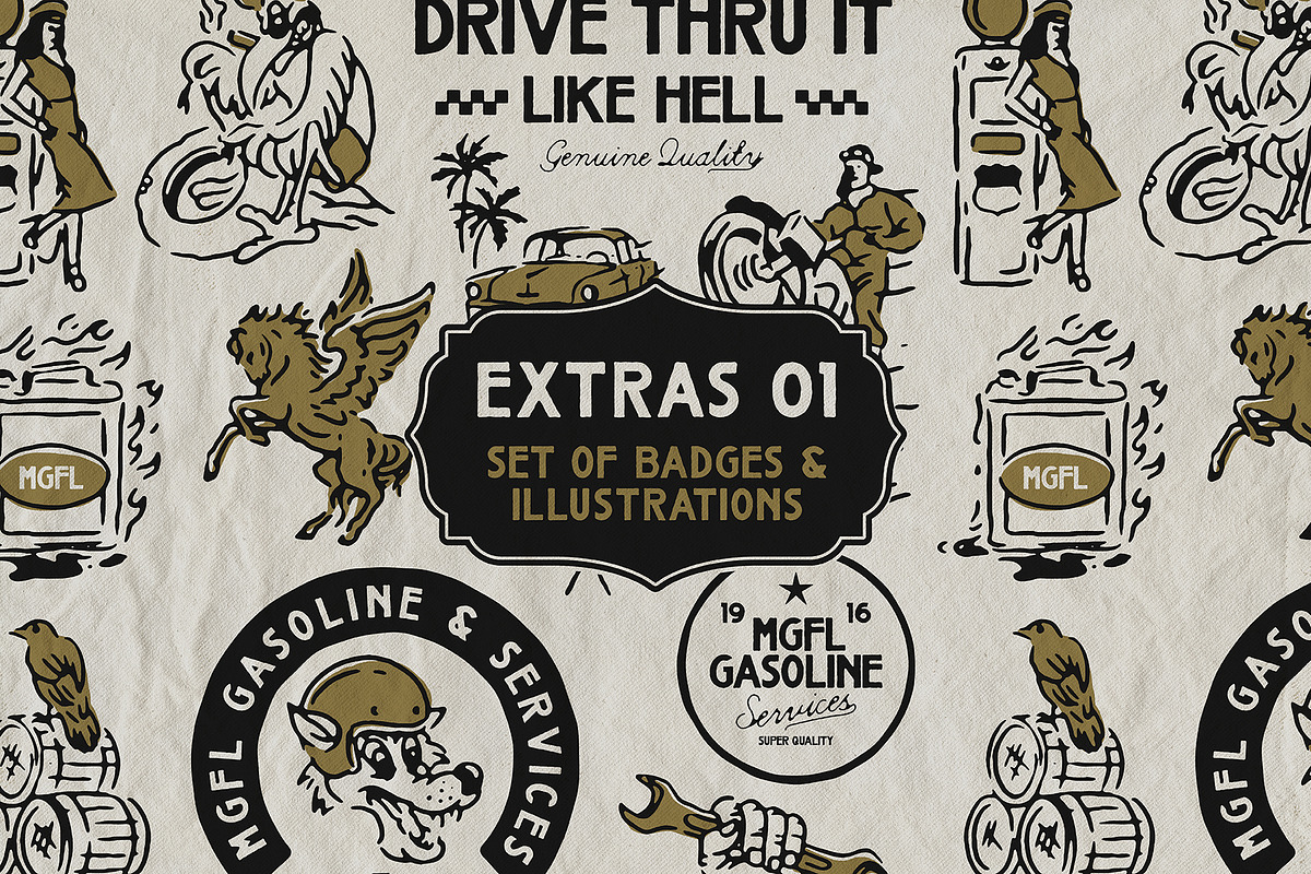 70%OFF Handmade Font Bundle + Extras, a Font by Megflags (Photo 4 of 25)