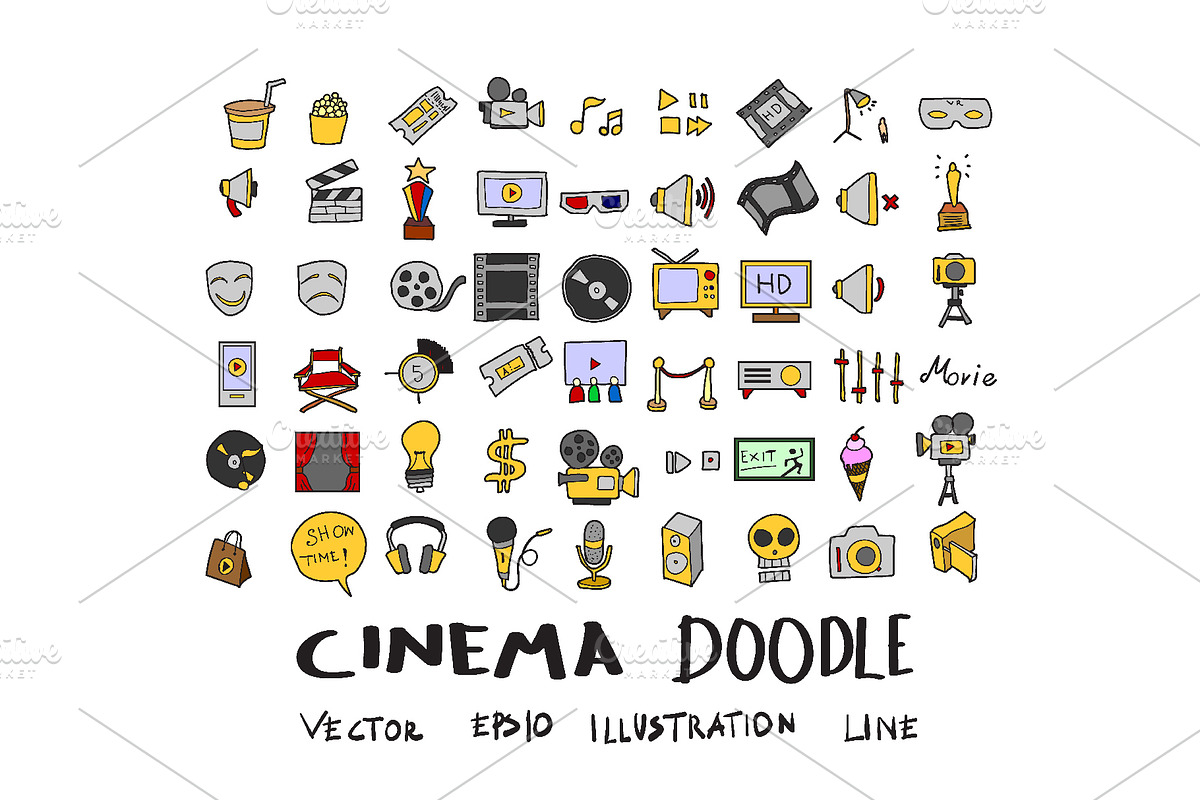 15151 in 1 Doodle Giant bundle, an Object Illustration by TKDoodle (Photo 24 of 144)